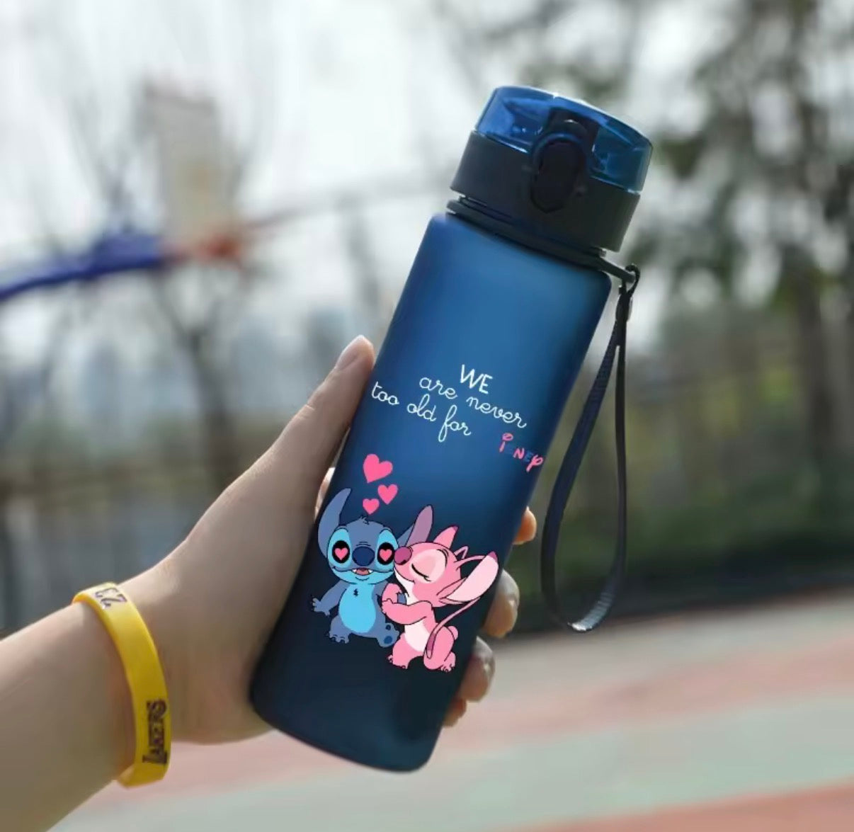 Disney 560ML Stitch Cartoon Water Bottle Cup Grey & Blue
Portable Plastic Large Capacity Clear Cup Outdoor Sports Water Bottle - Anime - 19 Different Designs - Perfect
Birthday / Christmas Gift