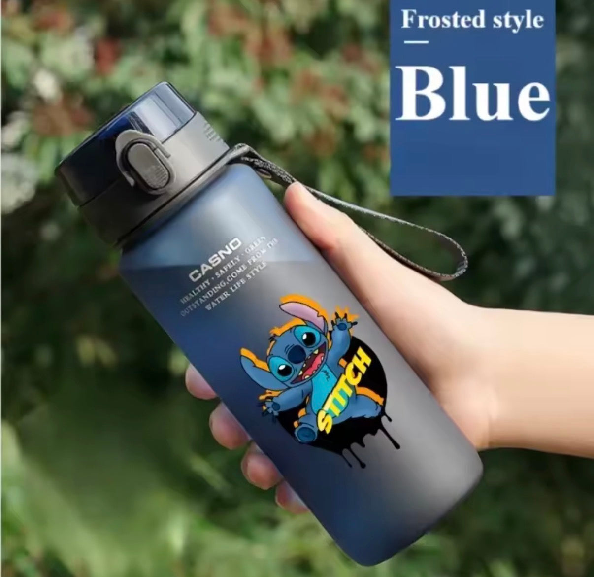 Disney 560ML Stitch Cartoon Water Bottle Cup Grey & Blue
Portable Plastic Large Capacity Clear Cup Outdoor Sports Water Bottle - Anime - 19 Different Designs - Perfect
Birthday / Christmas Gift