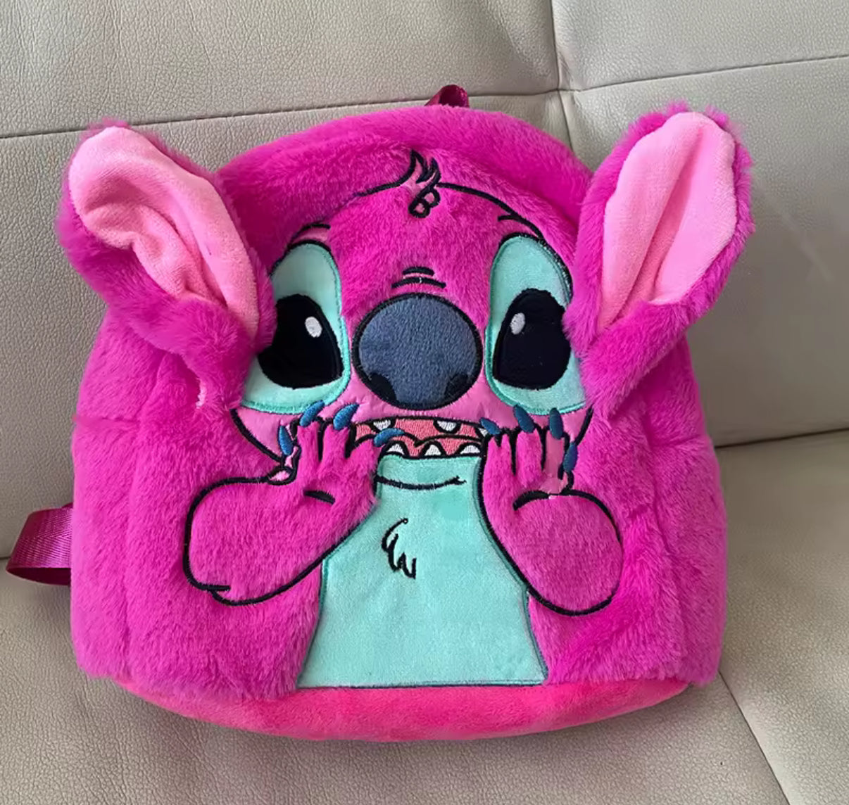 Stitch New Plush Backpack Cartoon Fashion 3D Mini Women's / Girls & Boys Backpack Large Capacity Cute
Children's Schoolbag High Quality - Back To School - Perfect Gift For Kids - 24x19x11cm
