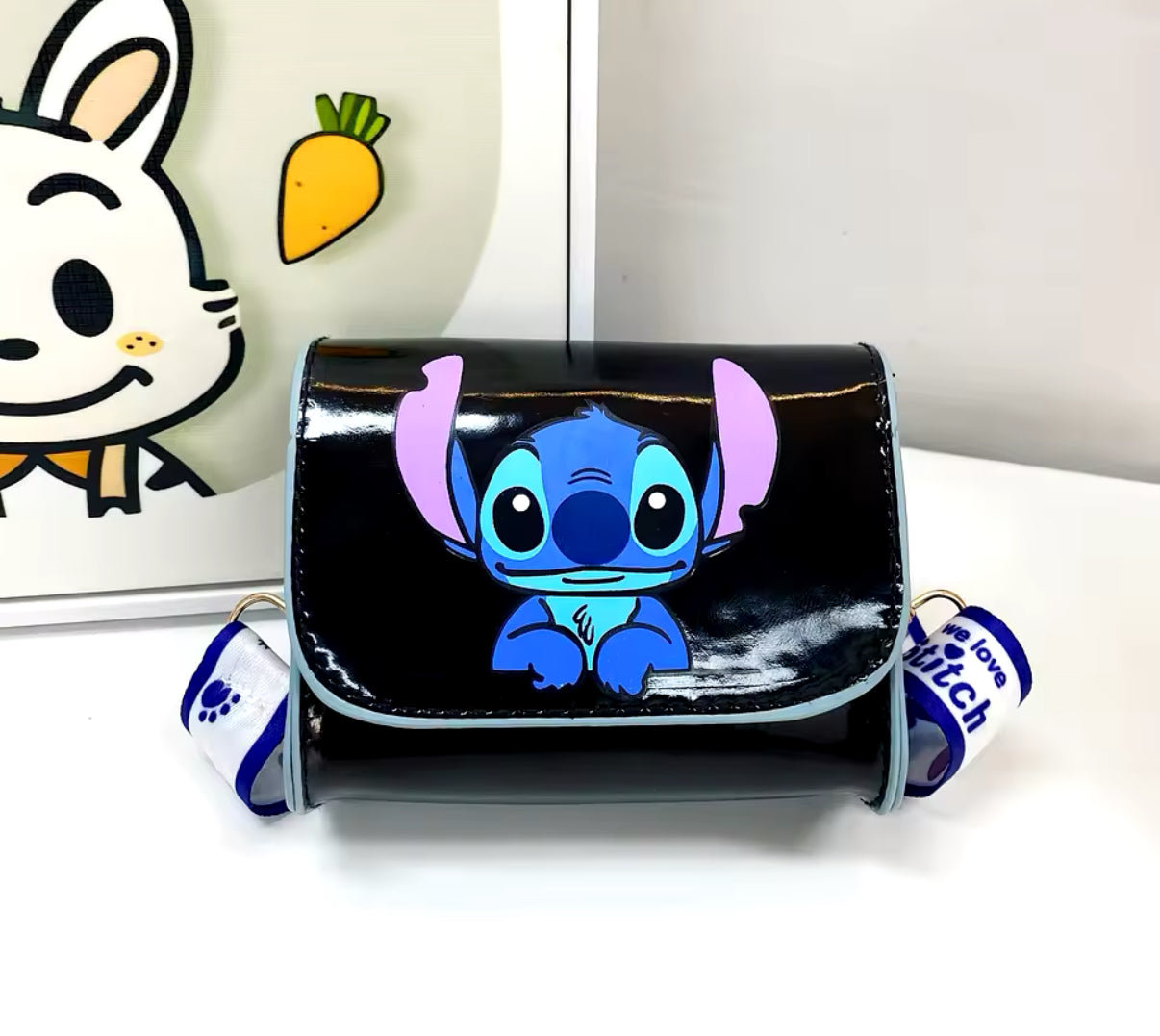 Disney Stitch Anime Cute Crossbody Bag - Girls Women Mini Bag High Quality Mini Designer Bag - Gift- Perfect Birthday / Christmas Present