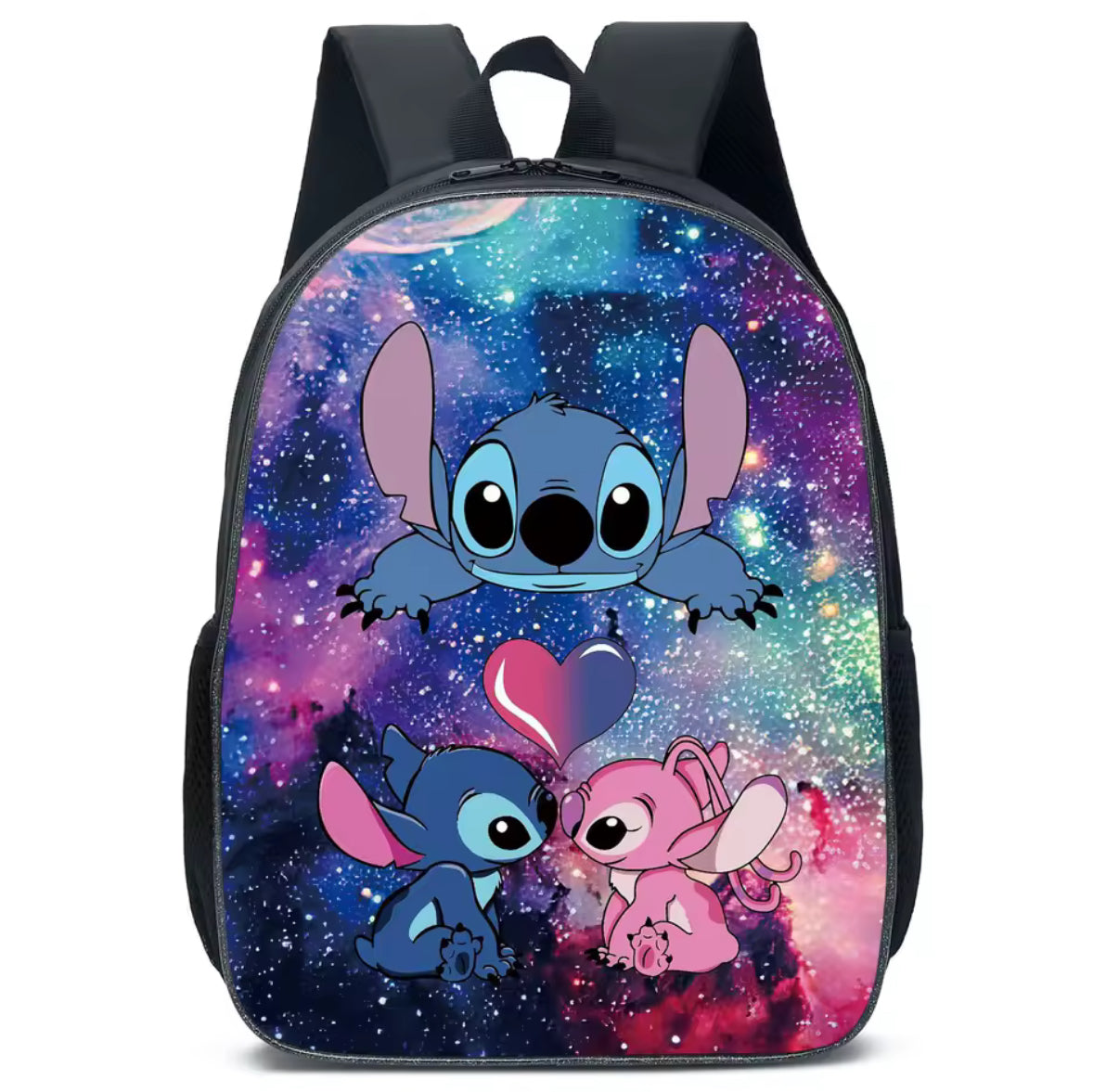 Disney Stitch / Angel Anime Backpack for Boys & Girls - Children Rucksack, Storage Bag - Kids Birthday/Christmas Gift - Casual School/Travel Bag