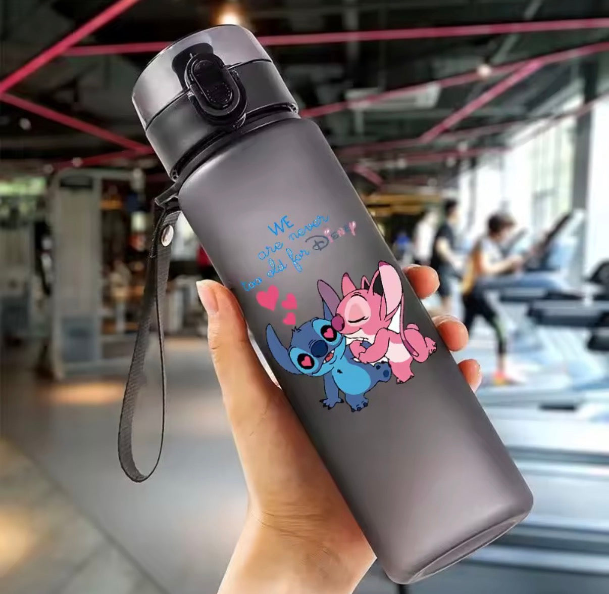 Disney 560ML Stitch Cartoon Water Bottle Cup Grey & Blue
Portable Plastic Large Capacity Clear Cup Outdoor Sports Water Bottle - Anime - 19 Different Designs - Perfect
Birthday / Christmas Gift