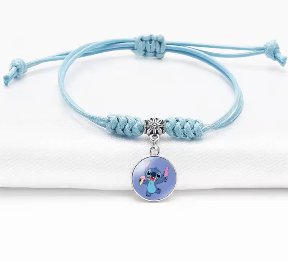 Disney Lilo & Stitch - Pendant Rope Bracelet - Girl Cartoon Telescopic
Bracelet - Birthday Gift - Different Designs & Colours Available - Perfect Birthday or Christmas Gift