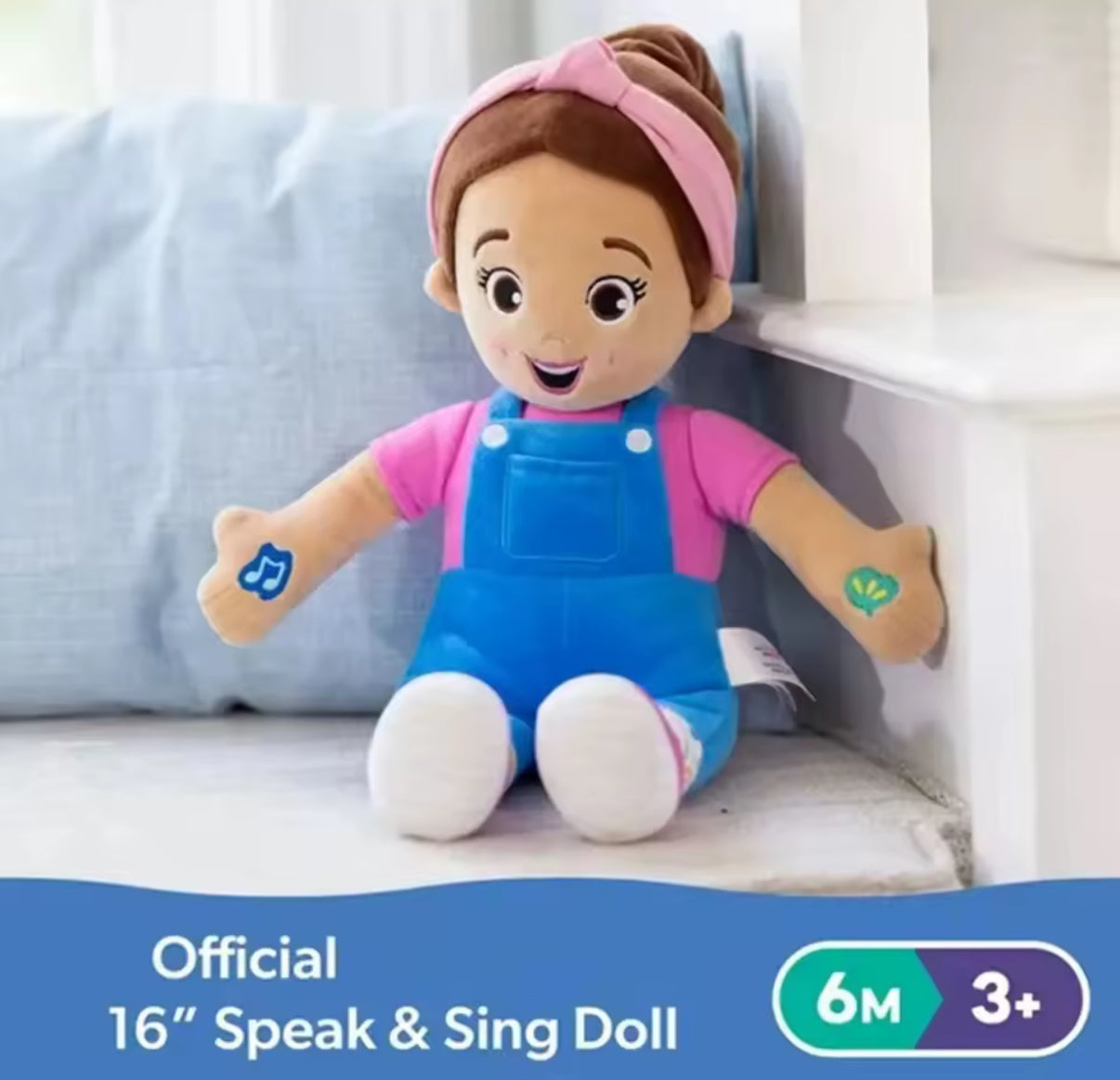 30cm Ms Rachel Plush Doll - Ms Rachel Speak & Sing Plush
Interactive Toy - Soft Stuffed Music Toys Cartoon Boys Girls
- Perfect Christmas / Birthday Gifts