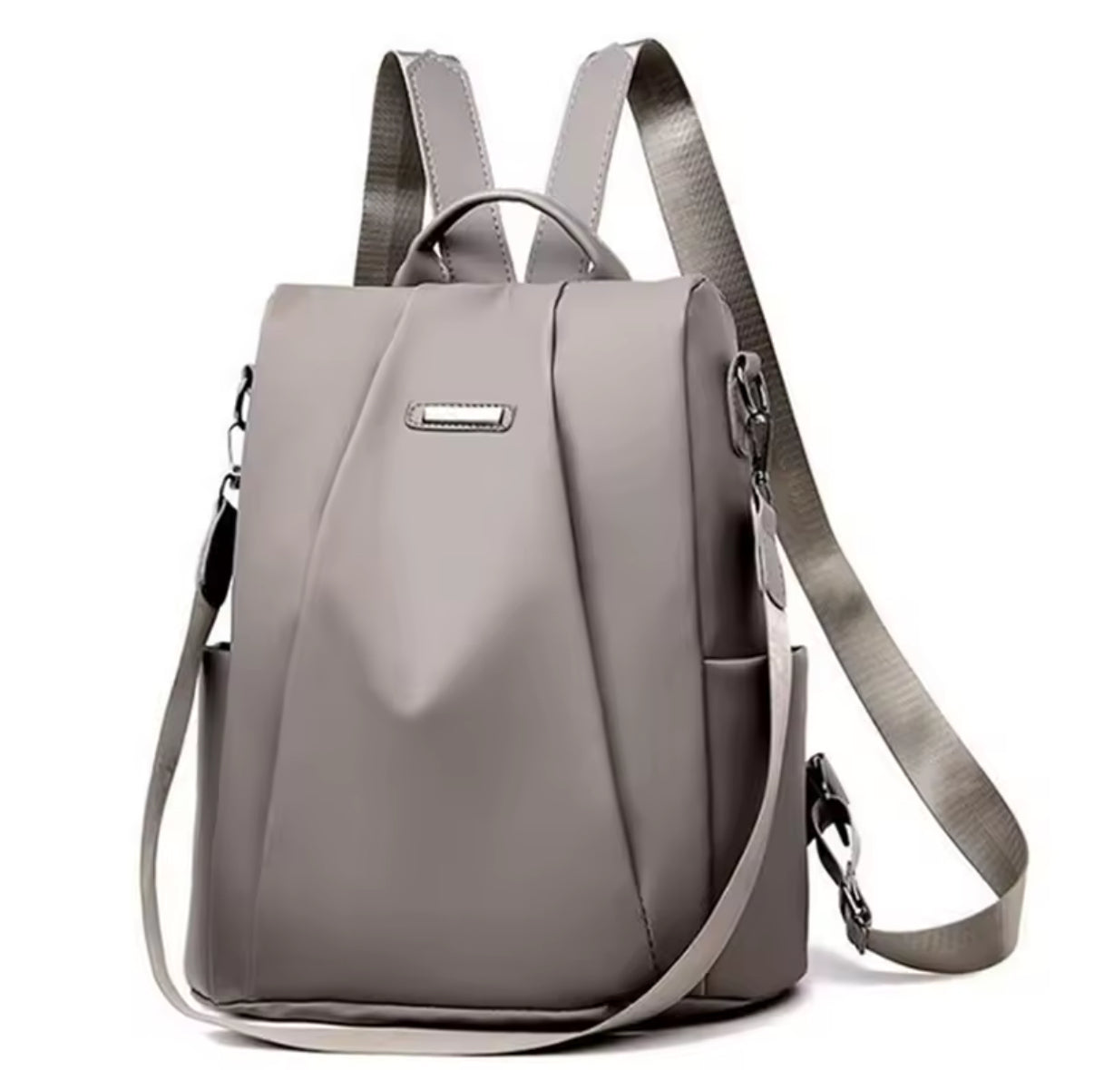 Women's Backpack Casual In Black or Grey Nylon Solid Color School Bag Fashion Detachable Shoulder Strap Shoulder Bag Mochila Femenina - Perfect Birthday /
Christmas Gift