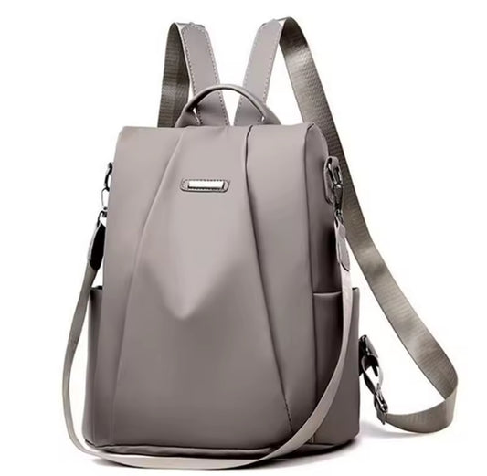 Women's Backpack Casual In Black or Grey Nylon Solid Color School Bag Fashion Detachable Shoulder Strap Shoulder Bag Mochila Femenina - Perfect Birthday /
Christmas Gift