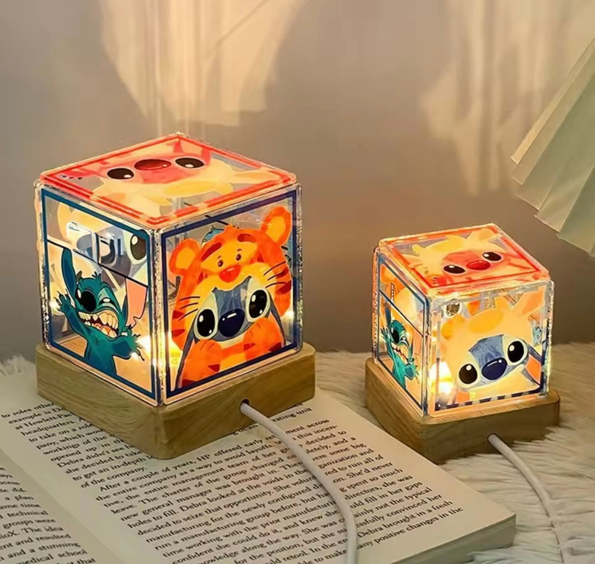 Stitch Anime Cartoon 7cm & 5cm USB Charging DIY Build You Own
Atmosphere Night Light Decoration - Birthday /Christmas
Gift - Perfect for a kids bedroom