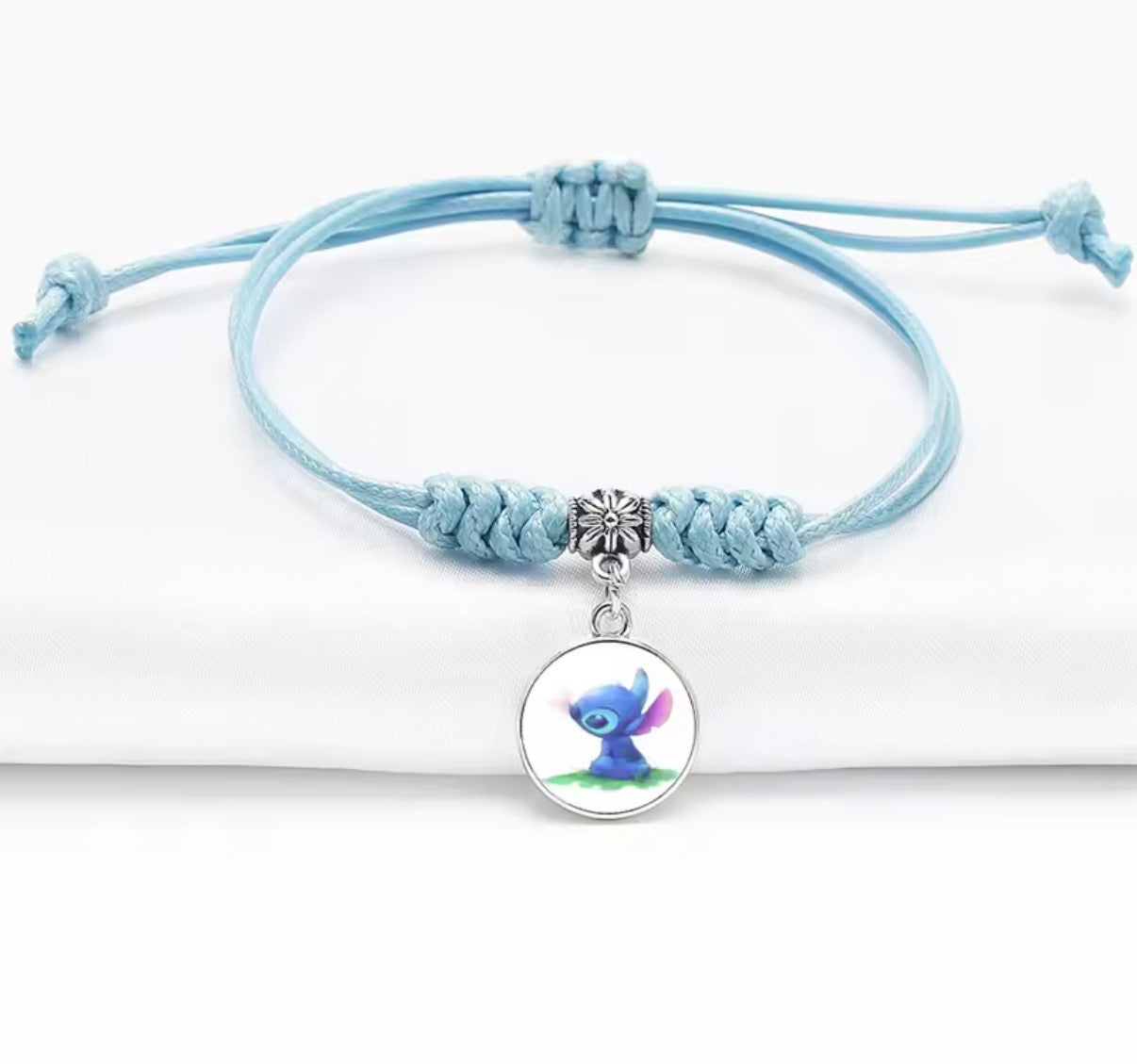 Disney Lilo & Stitch - Pendant Rope Bracelet - Girl Cartoon Telescopic
Bracelet - Birthday Gift - Different Designs & Colours Available - Perfect Birthday or Christmas Gift