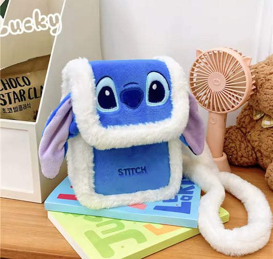 Stitch Anime Plush Crossbody Bag - Cartoon Phone Bag
Satchel - Key Coin Storage Bag Fashion Handbag - Perfect Christmas or Birthday Gift - Great For School / Travel