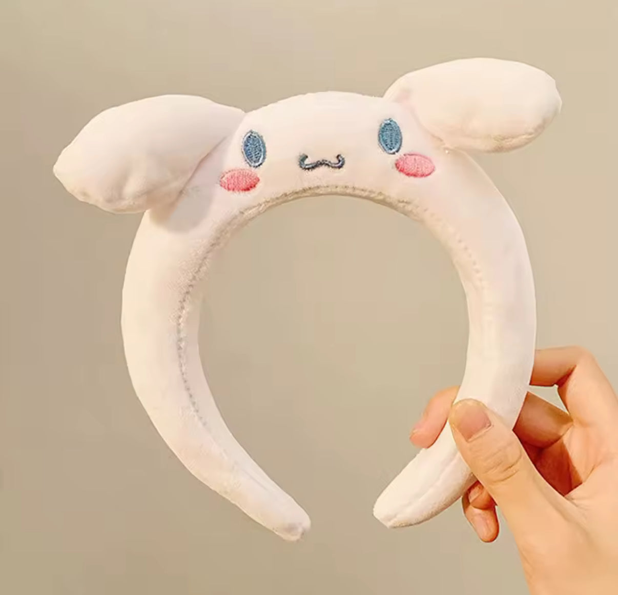 Sanrio Kawaii Headband My Melody, Kuromi, Cinnamoroll,Pompom Purin - Hair Accessories - Anime Cute Cartoon Plush Headdress - Girls Gift