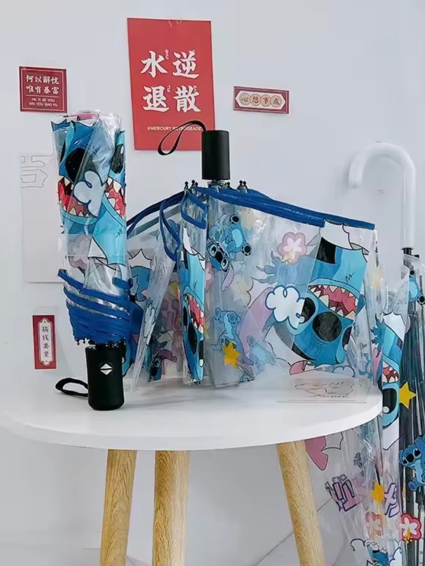 Disney Stitch Umbrella / Sunshade Folding Fully Automatic Or Manual Version Sun
Umbrella - Sun and Rain Dual Use - Sun and UV Protection - Anime / Kawaii - Perfect Birthday / Christmas Gift**