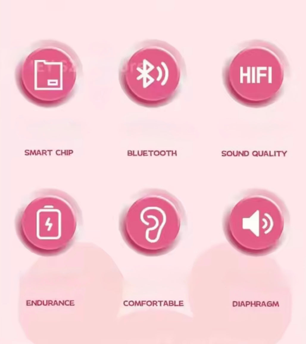 Stitch Earbuds E6S Mini Cartoon Anime Wireless Earphones Bluetooth 5.3 HIFI Sound Noise Reduction Headphone Long
Battery Life - Perfect Christmas / Birthday Gift For Kids