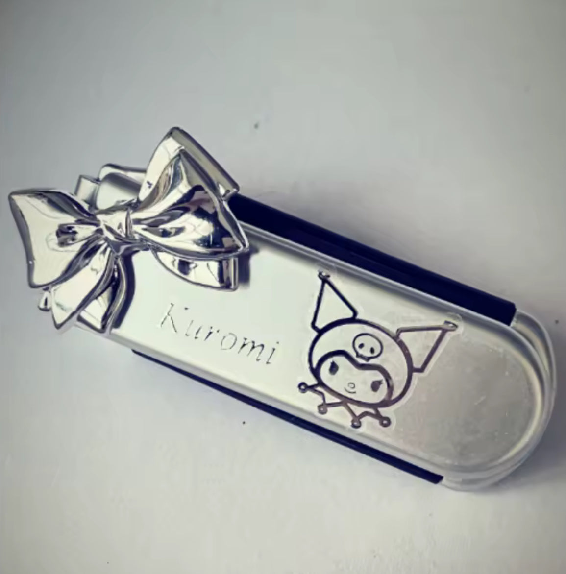 Sanrio Characters - Girls Portable Brush / Comb With Mirror - Cartoon Anime - Birthday / Christmas Stocking Filler Gift - Kawaii Haircare - Kuku, Cinna, HK & Melody