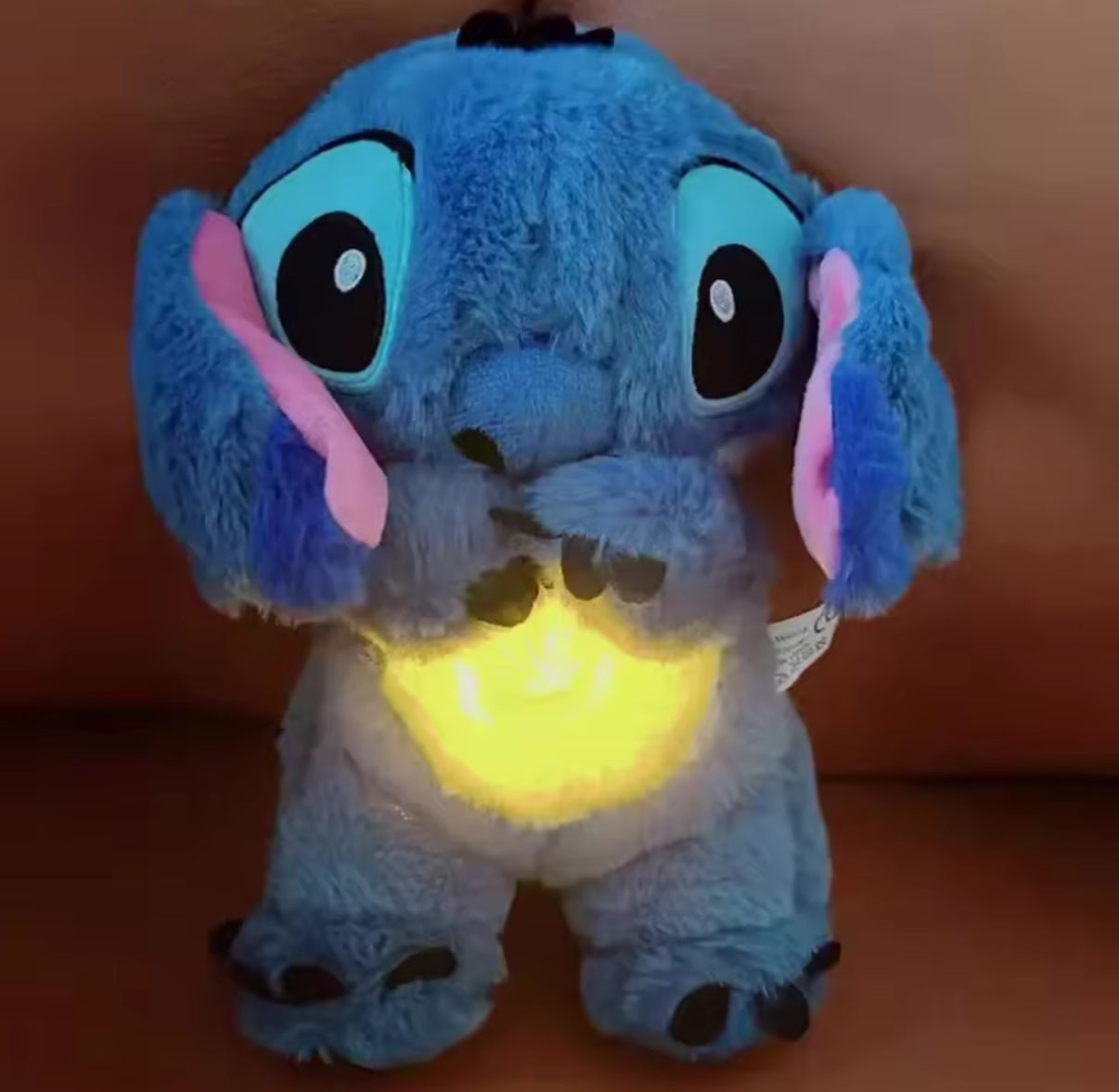 Disney Stitch Plush Doll Baby Sleeping Companion Sound Soothing Musical Toy With Air Bag and Light With Breathing Sounds - Toys - Perfect Gift For A Boy or Girl**