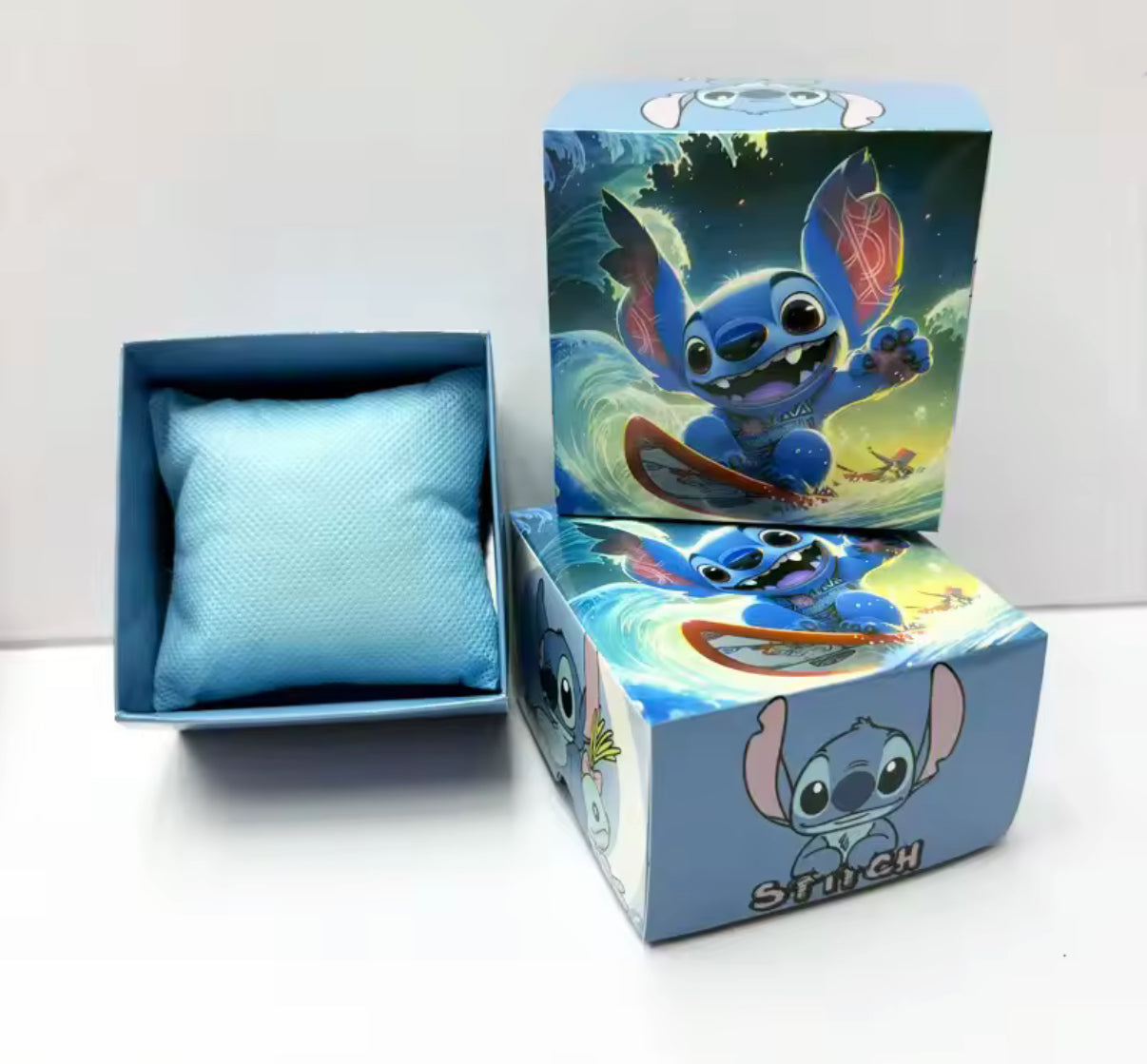 Stitch Watch Anime / Cartoon PU Leather Strap Children Watch For Boys / Girl's - Kids Toy - Watch - Perfect Birthday / Christmas Gift - With Box