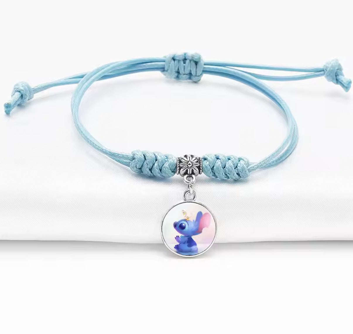 Disney Lilo & Stitch - Pendant Rope Bracelet - Girl Cartoon Telescopic
Bracelet - Birthday Gift - Different Designs & Colours Available - Perfect Birthday or Christmas Gift