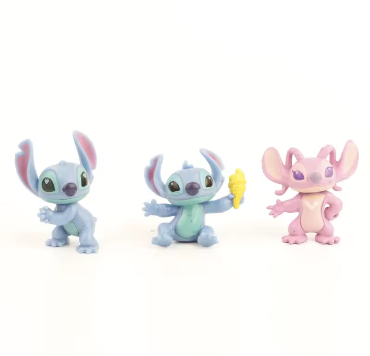 8pcs/set Stitch Scrump Lilo Summer Version PVC Figure
Collectible Model Toys for Children - Between 5-8cm Tall Per Figure - Anime / Cartoon - Desktop Figures - Perfect Gift For Birthdays & Christmas