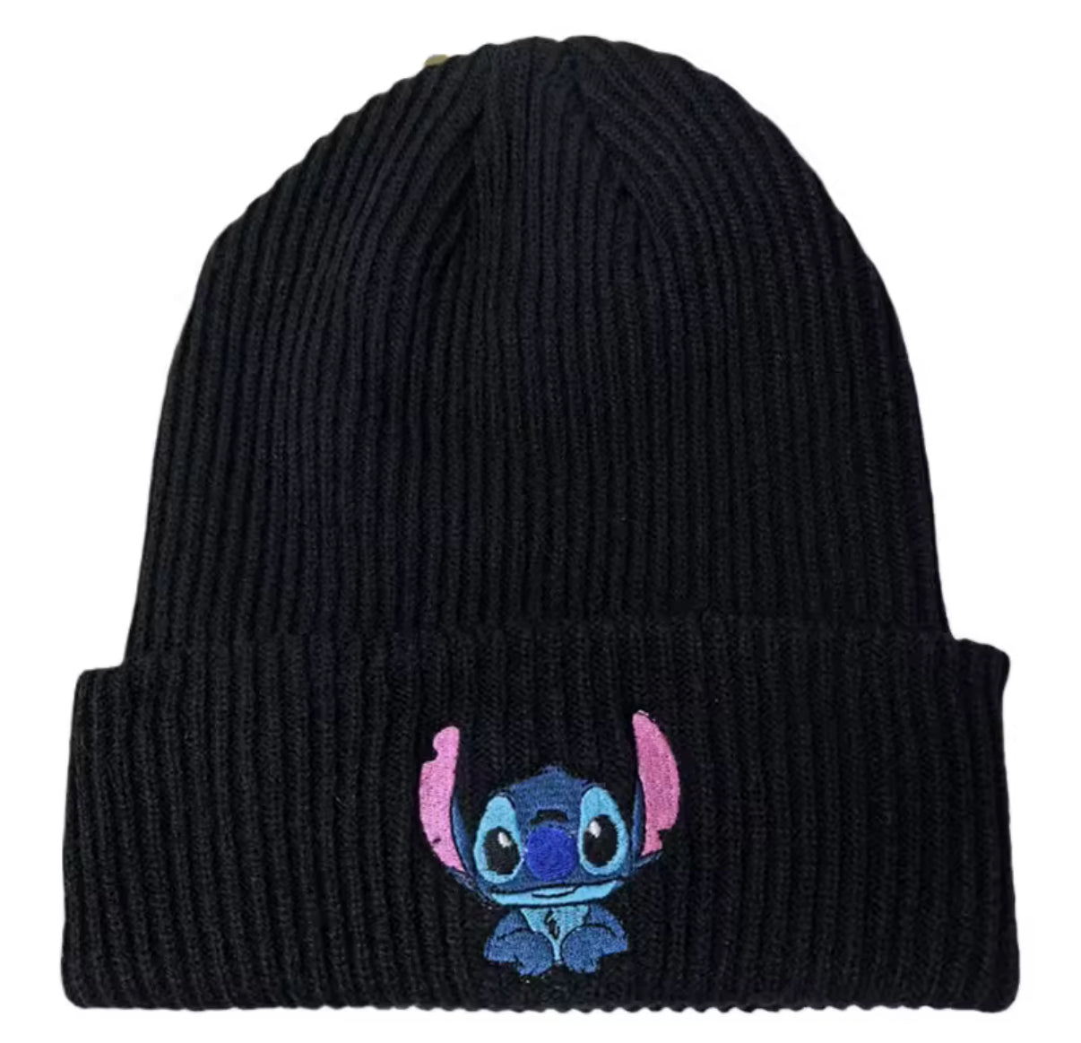 Disney Stitch Knitted Hat - Cartoon Embroidered Benie Cap - Cute - Unisex - Warm Stretchy Hats Christmas Gift for Adult/Kids Outdoor Thermal Caps - Available in 5 Colours