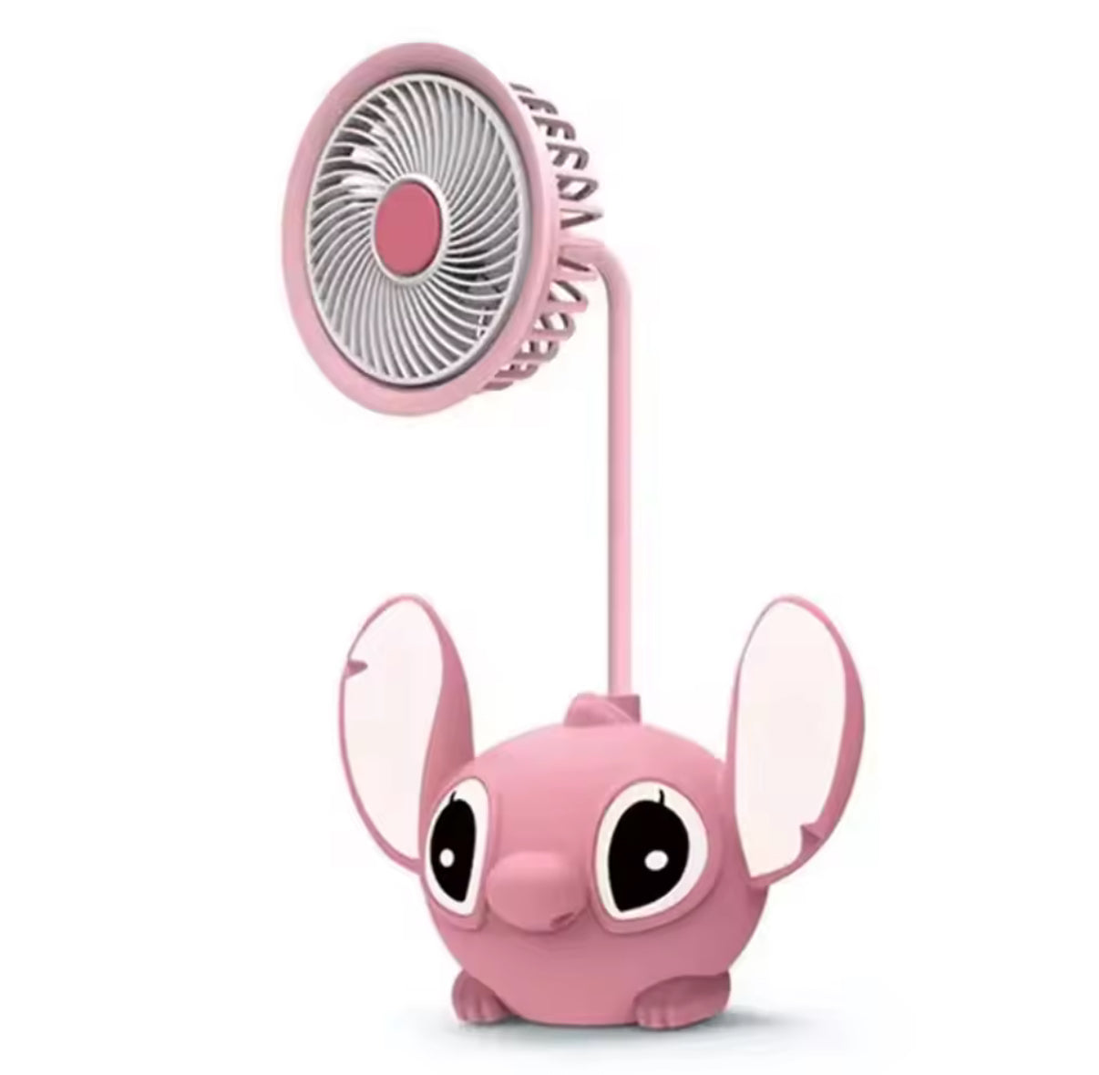 Disney Stitch & Angel Mini Desk Fan With Pencil Sharpener - Cute Desk Item - Perfect For A Childs Bedroom - For Boys & Girls
- Lovely Birthday / Christmas Gift