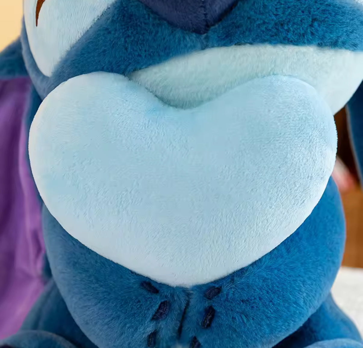 Disney Stitch 30cm Blue Heart Doll Cartoon Plush Toy Cute Anime Soft Stuffed Kawaii Children's Birthday or Christmas**