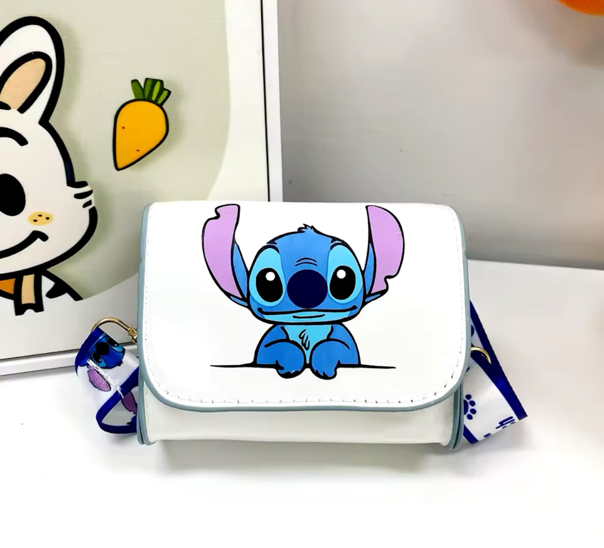 Disney Stitch Anime Cute Crossbody Bag - Girls Women Mini Bag High Quality Mini Designer Bag - Gift- Perfect Birthday / Christmas Present