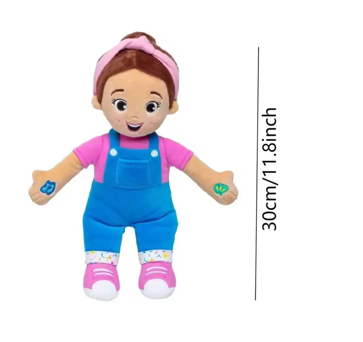30cm Ms Rachel Plush Doll - Ms Rachel Speak & Sing Plush
Interactive Toy - Soft Stuffed Music Toys Cartoon Boys Girls
- Perfect Christmas / Birthday Gifts