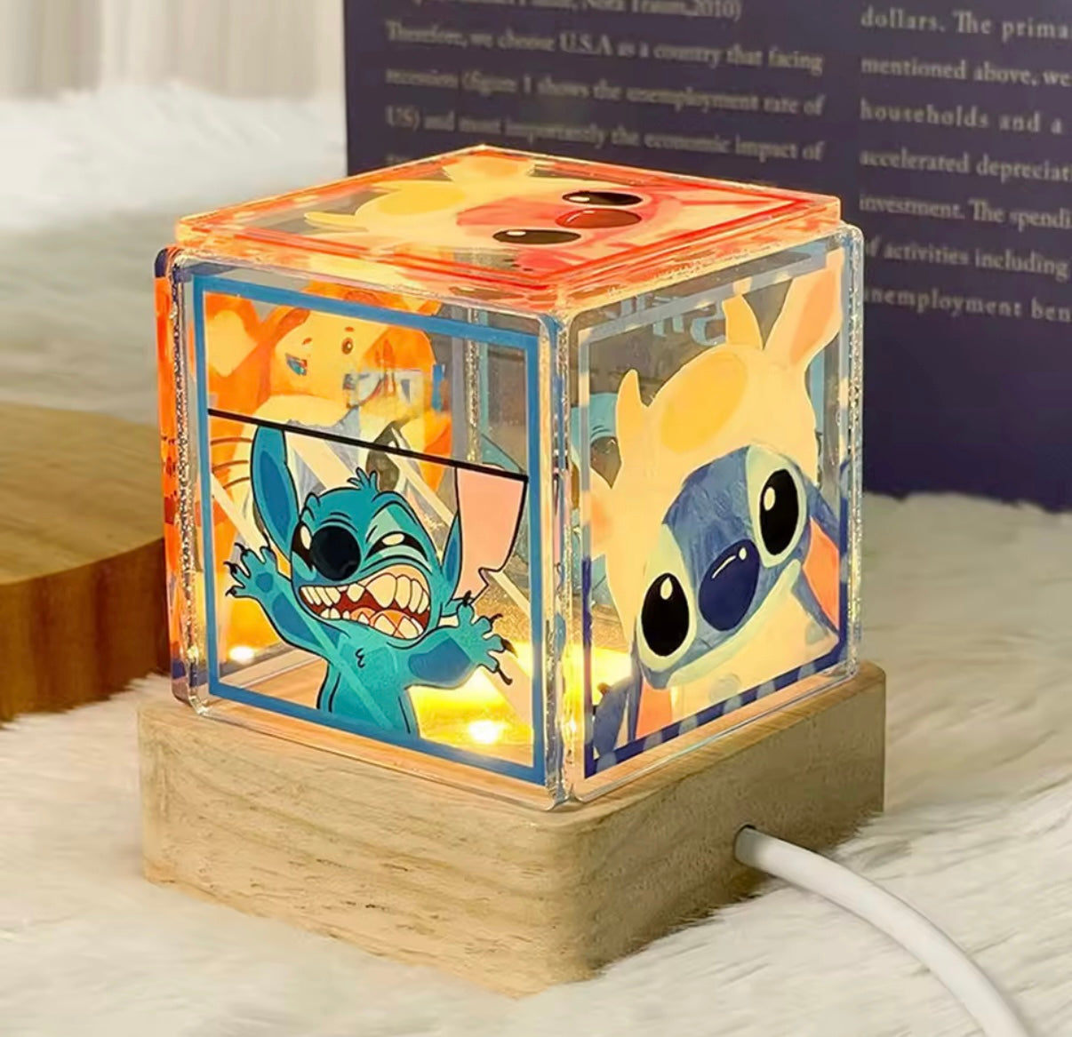 Stitch Anime Cartoon 7cm & 5cm USB Charging DIY Build You Own
Atmosphere Night Light Decoration - Birthday /Christmas
Gift - Perfect for a kids bedroom