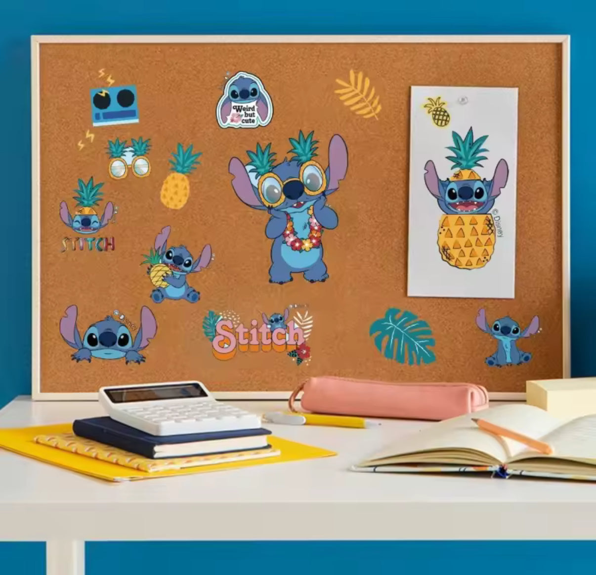 8PCS Book Set Of Stitch Anime  DIY Stickers - Multi Use - Mobile Phone Case, Refrigerator, Notebook Decoration - Stickers - Perfect Birthday Gift / Stocking Filler**
