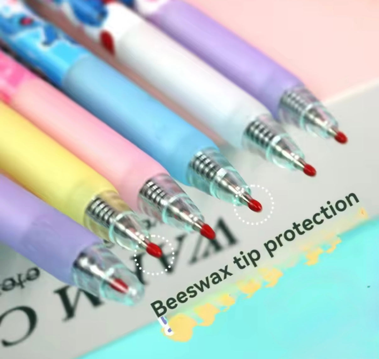 6 Piece Pen Set - Kawaii Stitch Press Gel Pens 0.5mm Black
Ink Signature Pen - School Office Supplies Kids Writing - Stationery - Back To School - Cute Gift For Birthday /
Christmas