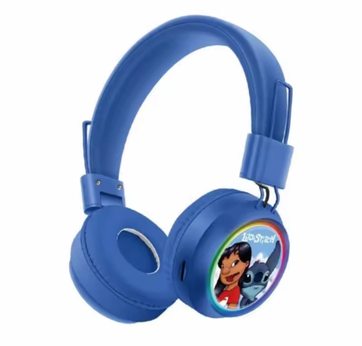 Disney Lilo & Stitch / Angel Pink & Or Blue Cartoon Bluetooth Sports Headphones - Wireless Headworn Gaming Headphones - Anime - Perfect Gift For Kids - Birthday / Christmas