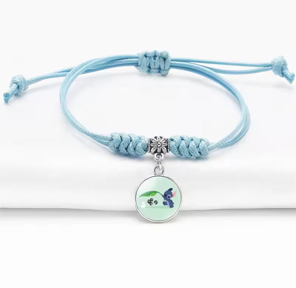 Disney Lilo & Stitch - Pendant Rope Bracelet - Girl Cartoon Telescopic
Bracelet - Birthday Gift - Different Designs & Colours Available - Perfect Birthday or Christmas Gift