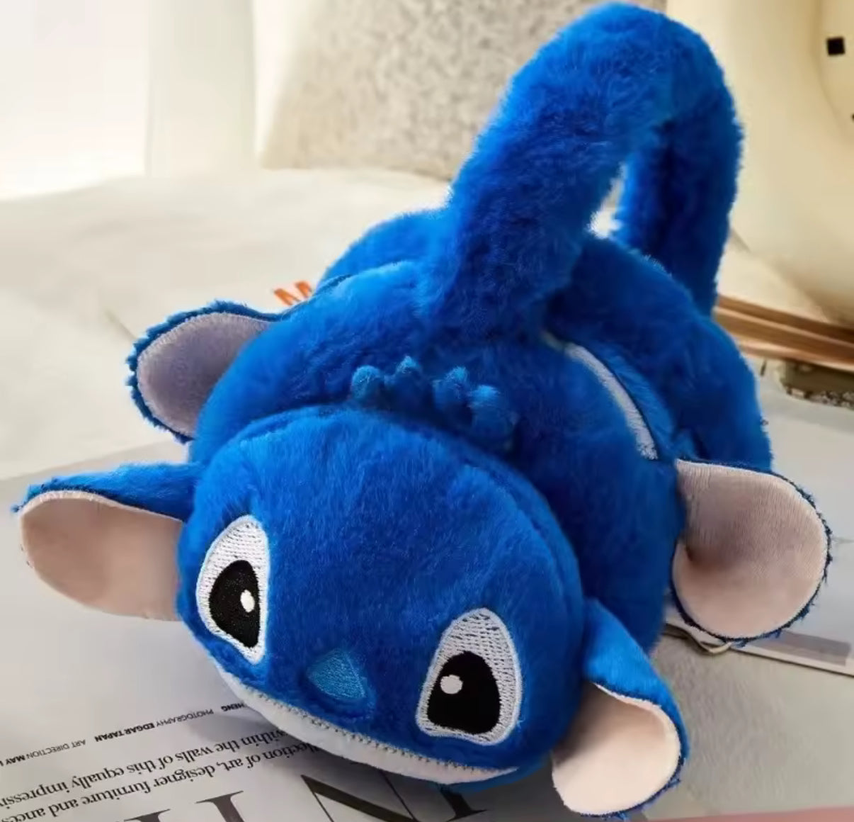 Stitch Plush Earmuffs, Winter Children's Cartoon Stitch Warm Earmuffs, Anti-cold and Anti-freeze, Thickened Ears To Keep Warm - Perfect Birthday / Christmas Gift