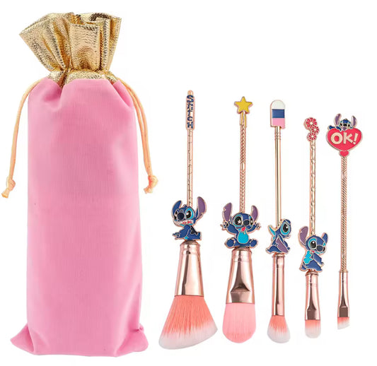 5pcs/set Stitch Anime / Cartoon Makeup Brushes Kawaii Stitch Model Cosmetics Brush for Women Eyeshadow
Concealer Lip Eye Brush - Perfect Birthday / Christmas Gift -
Pink & Blue