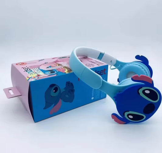 Disney Stitch Kids Foldable TK-688G Wireless Headphones - 
Children's Cartoon Anime Creative Headwear Stereo BT 5.1
Wireless Headphone - Perfect Birthday / Christmas Gift