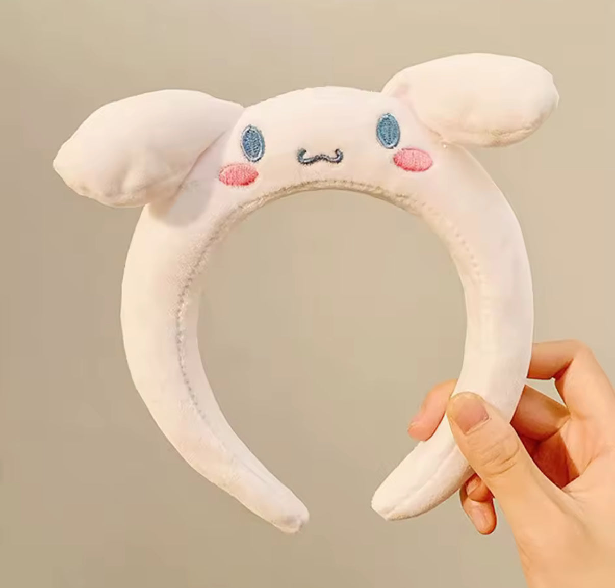 Sanrio Kawaii Headband My Melody, Kuromi, Cinnamoroll,Pompom Purin - Hair Accessories - Anime Cute Cartoon Plush Headdress - Girls Gift