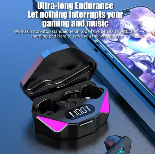 2025 NEW TWS Earphones Bluetooth Wireless Gamer Headphones 65ms Low Latency Earbuds fone Gamer Headset Gamer With Mic Handsfree - Perfect Birthday /
Christmas Gift Audio