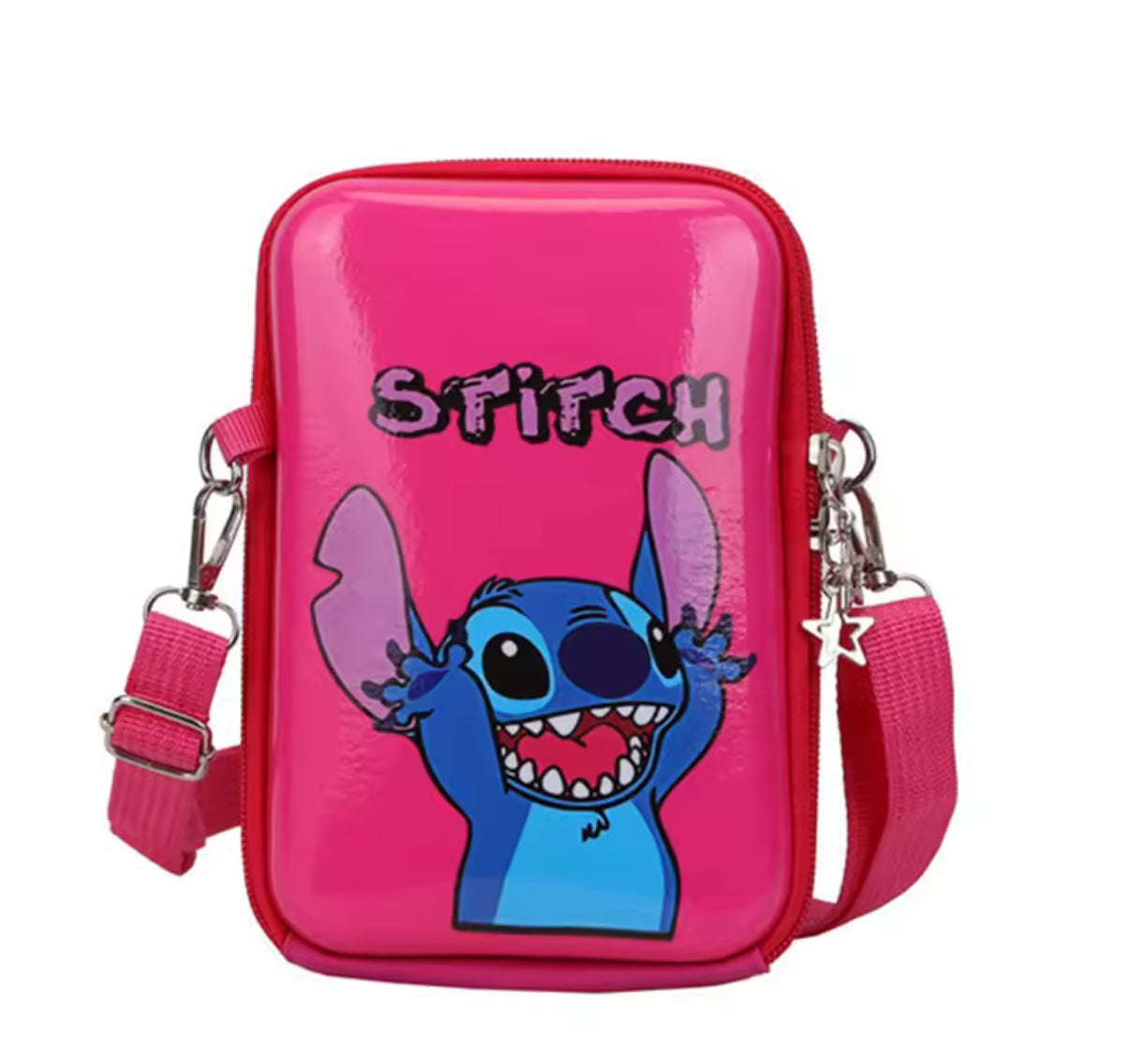 Disney Stitch / Angel Kids Bag Cartoon Diagonal Hard Shell Cross bag Fashion
Accessory For Boys & Girls - School / Travel Bag - Anime /
Kawaii - 6 Different Designs