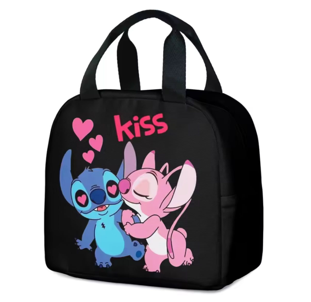 Disney Stitch Anime Cartoon Insulated Lunch Bag - Waterproof
Cooler Handbag Bento Box - Ideal for Kids & Adults - Perfect for School Work or Outdoor Activities - Secure Food Storage
Container