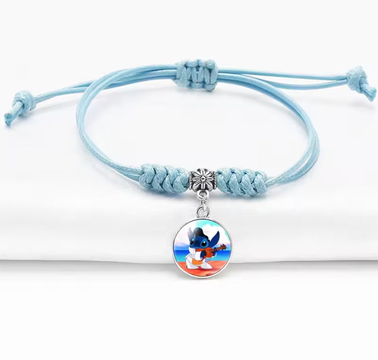 Disney Lilo & Stitch - Pendant Rope Bracelet - Girl Cartoon Telescopic
Bracelet - Birthday Gift - Different Designs & Colours Available - Perfect Birthday or Christmas Gift