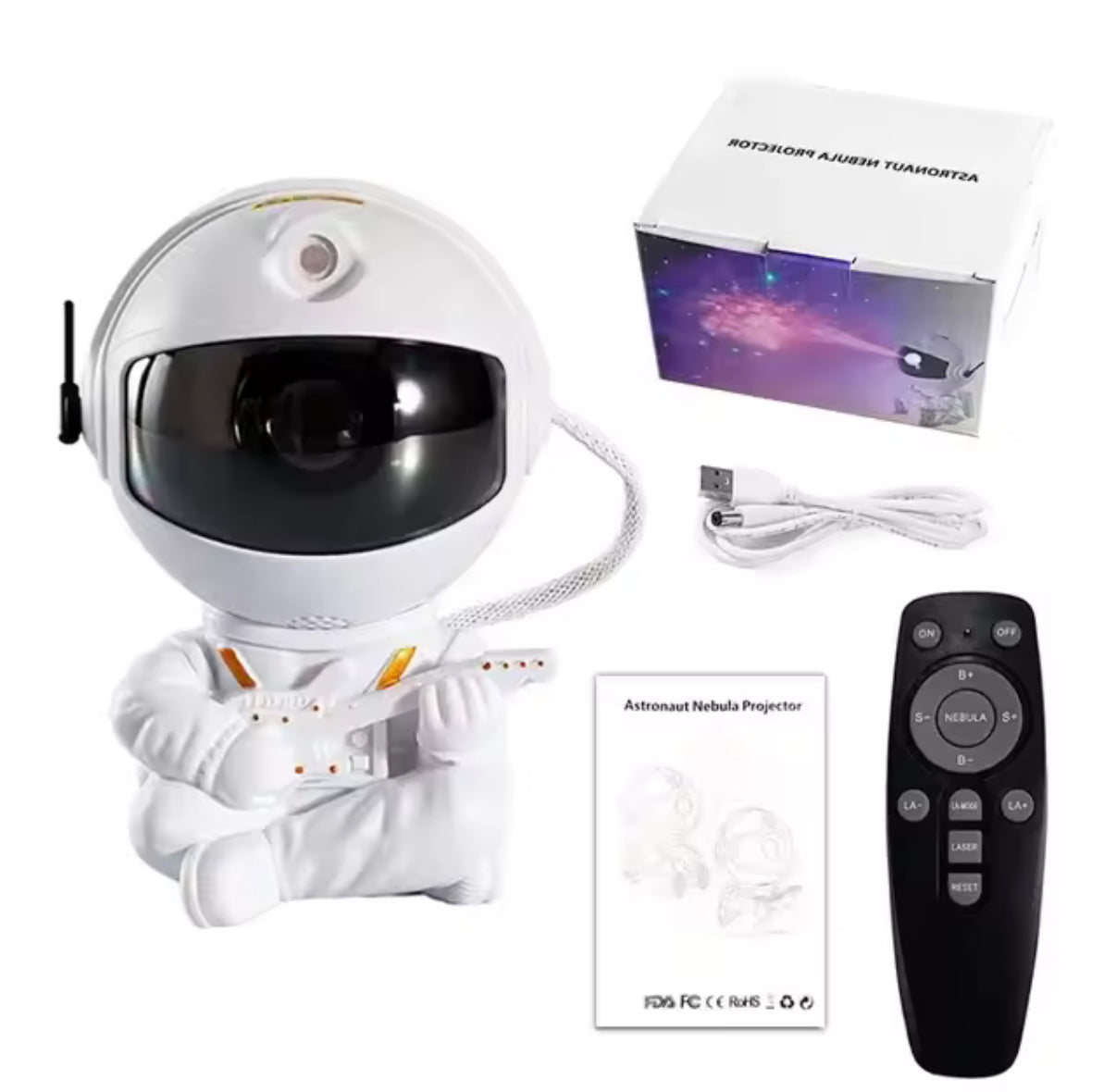 Galaxy Star Astronaut Projector LED Night Light Starry Sky
Projector With Remote - Lamp Decoration Bedroom - Room Decorative For Children Gifts - Perfect Birthday & Christmas Gift