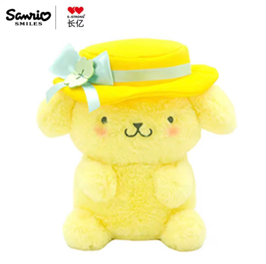 100% Genuine 27cm Sanrio Pompompurin Plush Toy Stuffed Toys Children's Birthday Christmas Gifts