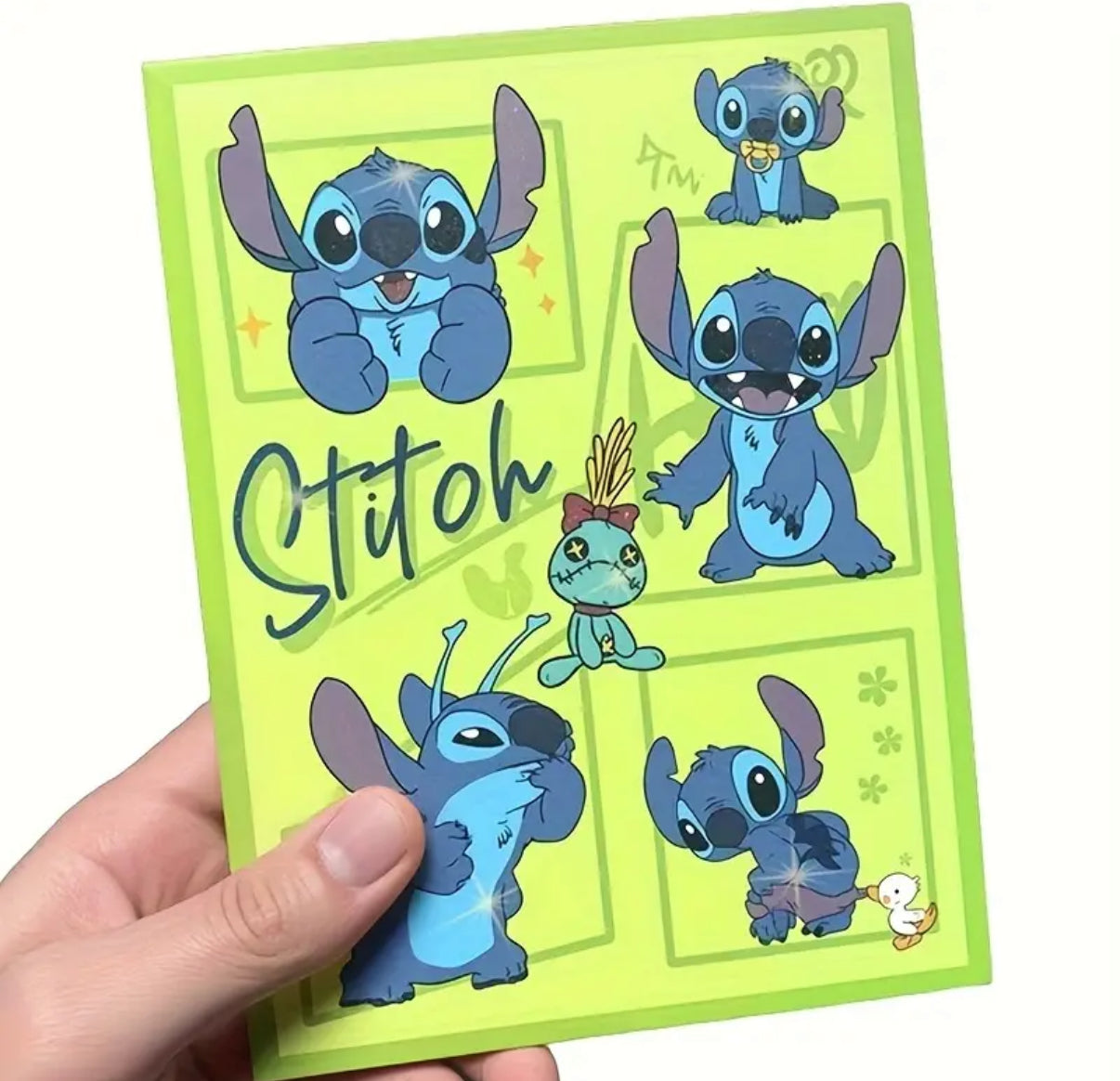 Stitch Eyeshadow Palette 15 Colours with Brush, Nude Earth Tone Brown, Waterproof Long Lasting Matte Highlighter Duochrome, Cute Lilo and Stitch Anime Style Makeup, Portable for Travel, Ideal Gift for a Girl**