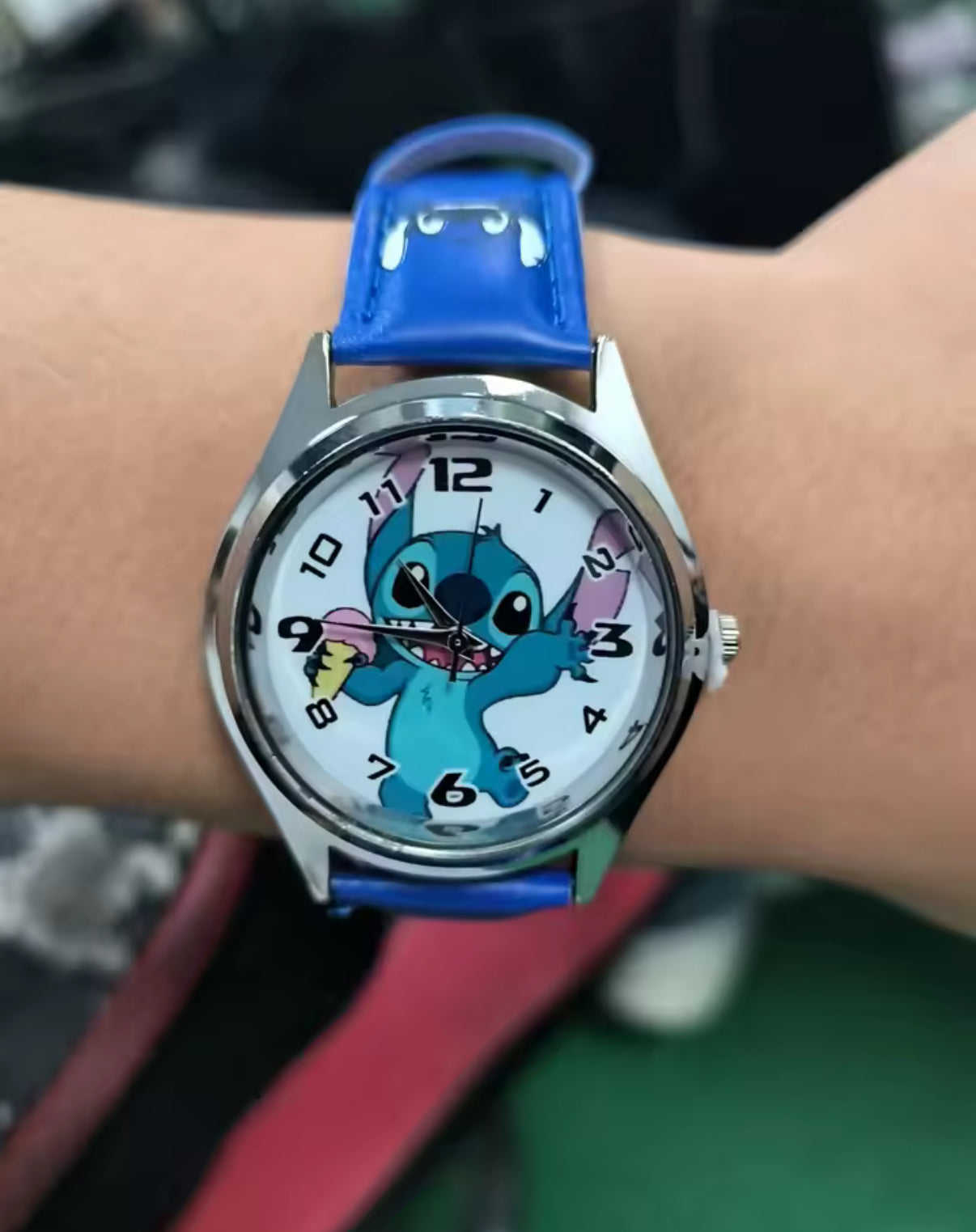 Stitch Watch Anime / Cartoon PU Leather Strap Children Watch For Boys / Girl's - Kids Toy - Watch - Perfect Birthday / Christmas Gift - With Box