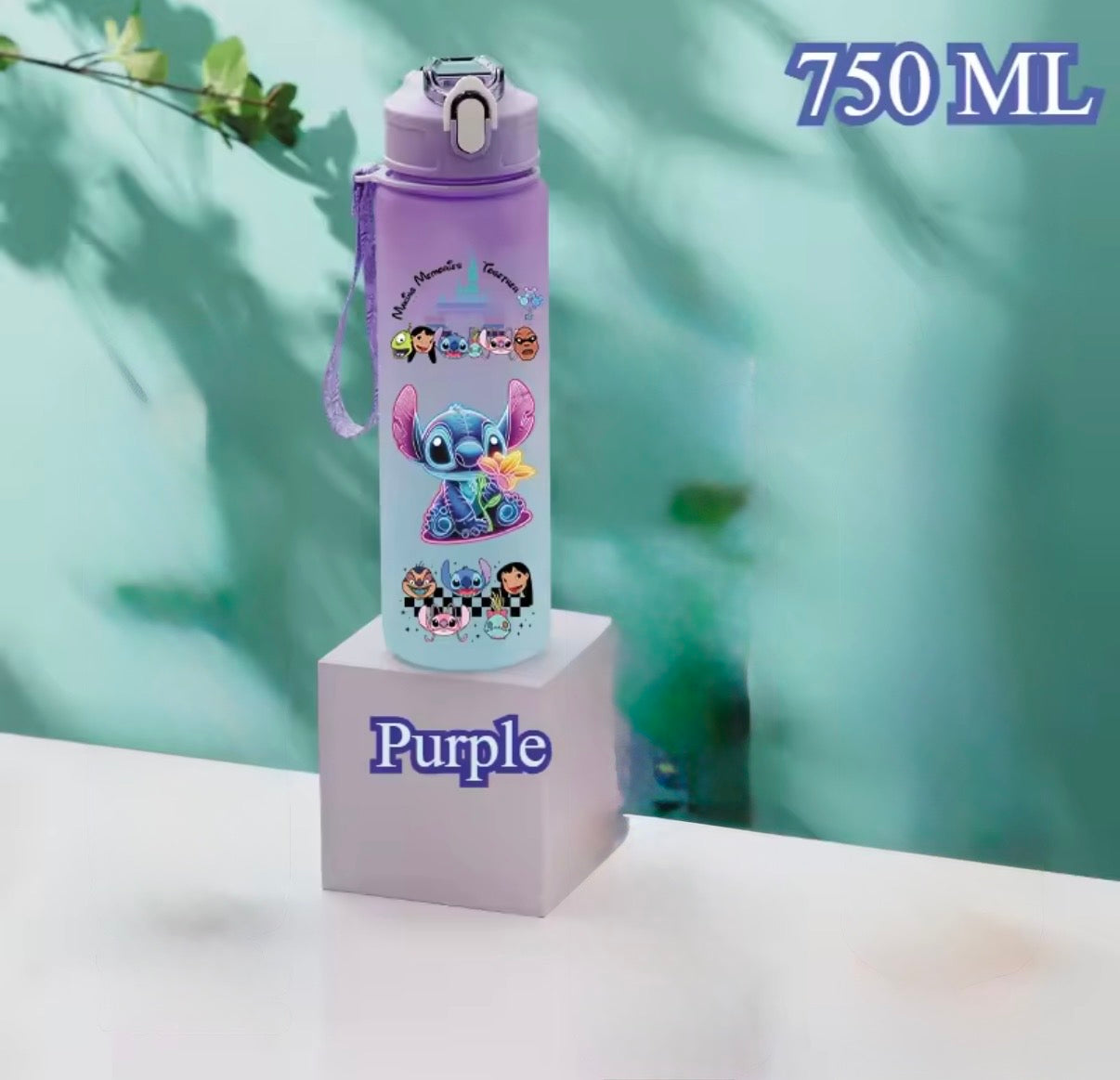 750ML Disney Stitch Water Bottle Large Capacity Drinking Portable Cartoon Anime Outdoor Sport Water Cup
Children Kid Gifts - Perfect Gift For Birthdays & Christmas - Many Different Designs