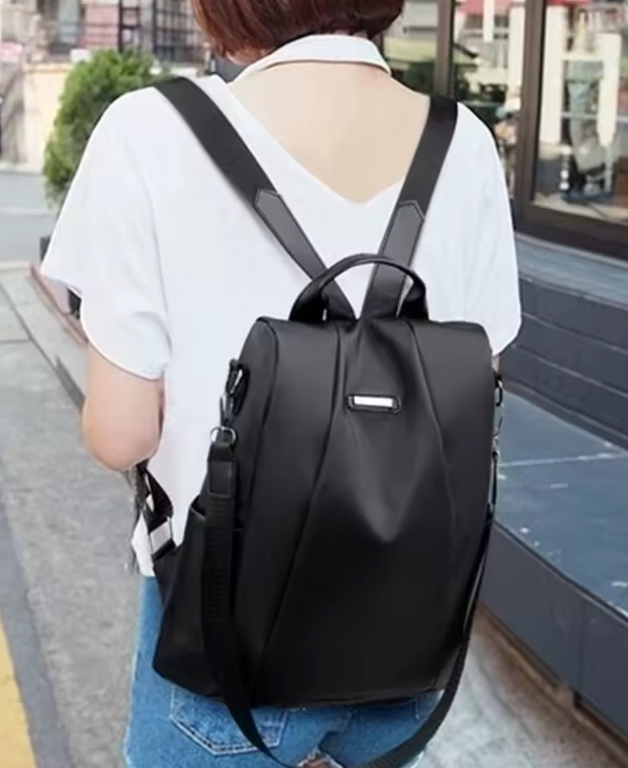 Women's Backpack Casual In Black or Grey Nylon Solid Color School Bag Fashion Detachable Shoulder Strap Shoulder Bag Mochila Femenina - Perfect Birthday /
Christmas Gift