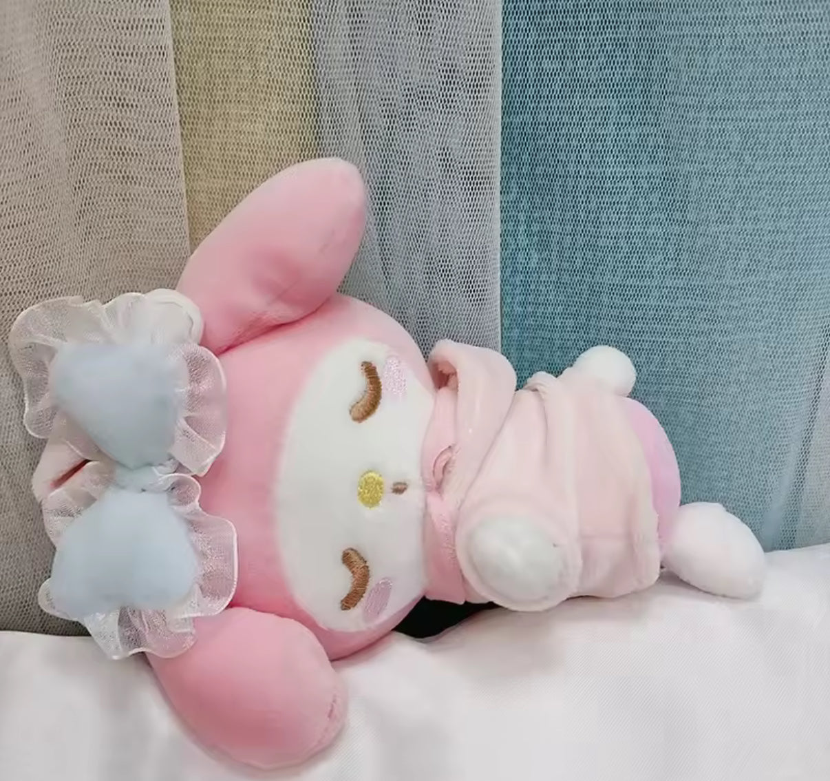 Plush Sanrio 20cm Cinna, Melody Doll Plushie Toy Kawaii Anime Sweet Lovely Cartoon Cute Soft Birthday / Christmas Gift For Girls**