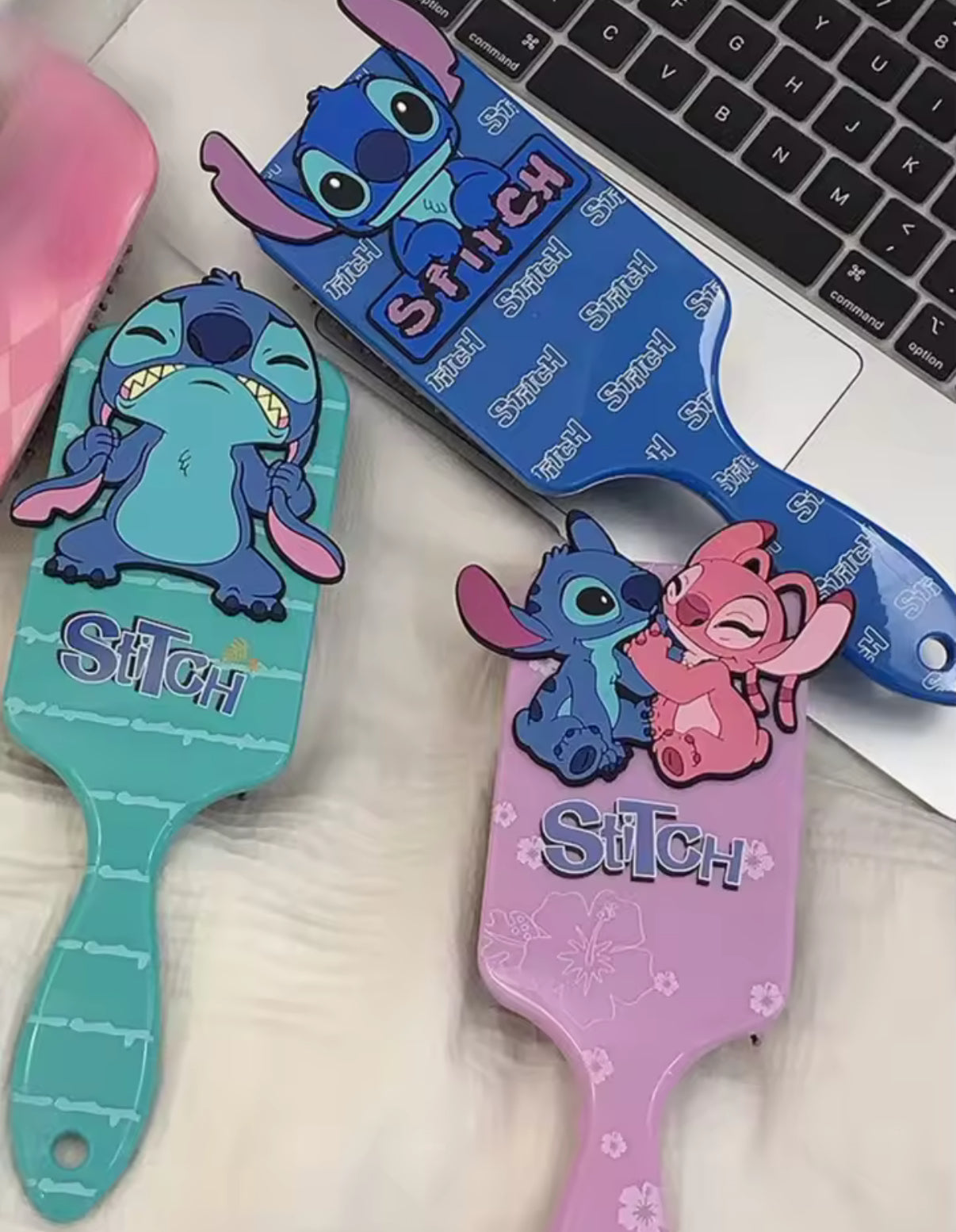 Disney Stitch Brush / Comb Series - Cute Cartoon KT - Peripheral Air Cushion Massage Comb / Brush - Perfect
Children Girls Birthday / Christmas Gift
