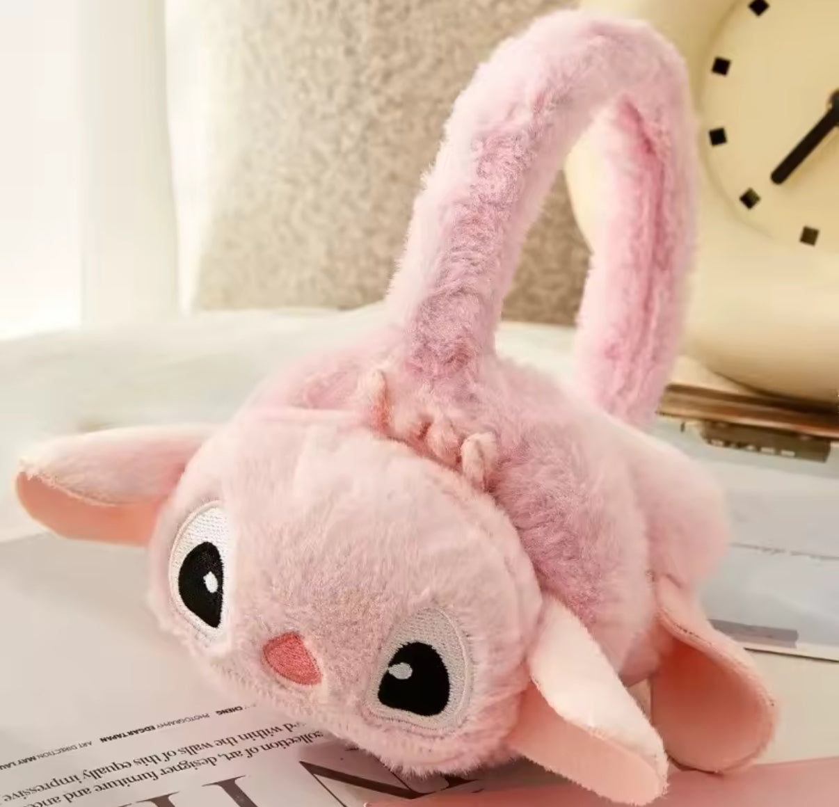 Stitch Plush Earmuffs, Winter Children's Cartoon Stitch Warm Earmuffs, Anti-cold and Anti-freeze, Thickened Ears To Keep Warm - Perfect Birthday / Christmas Gift
