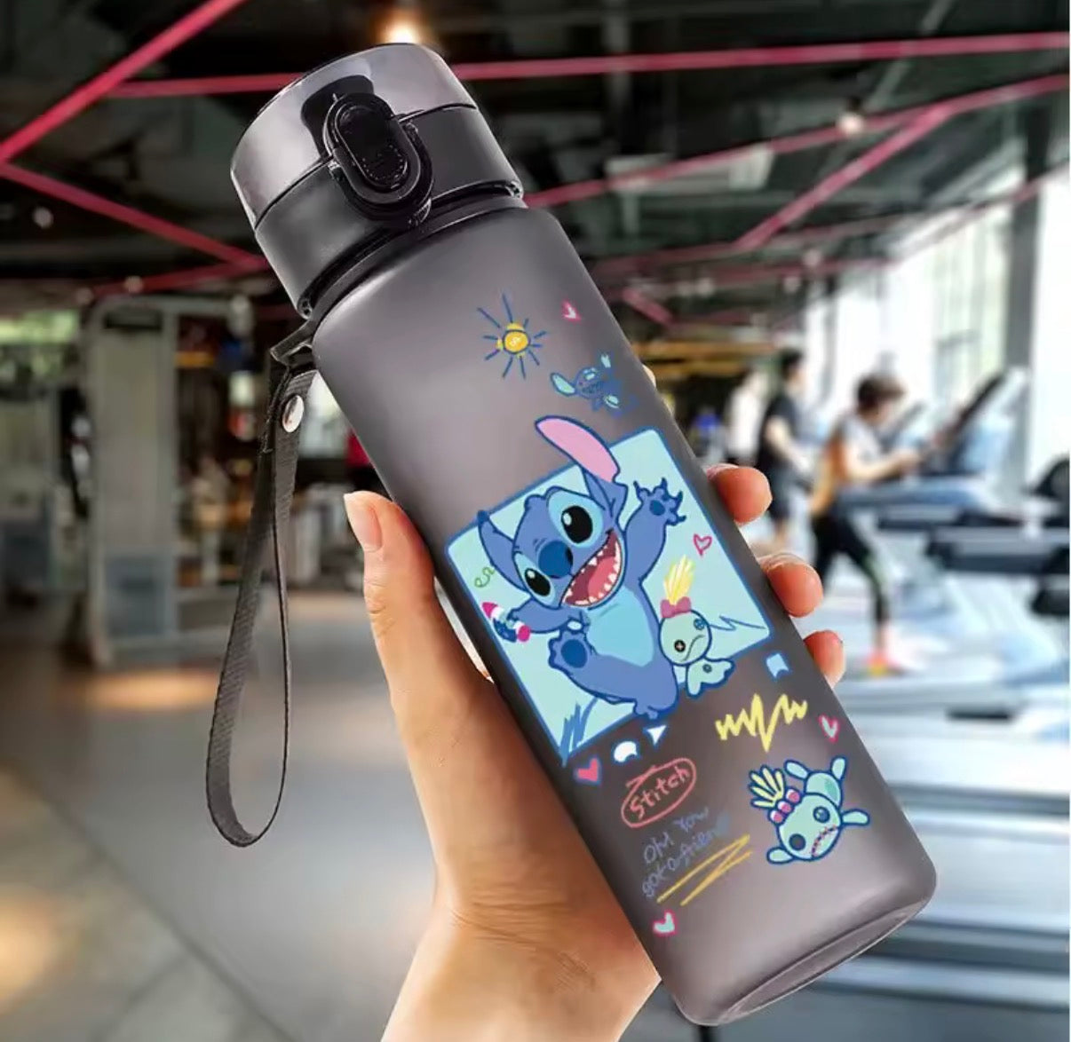 Disney 560ML Stitch Cartoon Water Bottle Cup Grey & Blue
Portable Plastic Large Capacity Clear Cup Outdoor Sports Water Bottle - Anime - 19 Different Designs - Perfect
Birthday / Christmas Gift