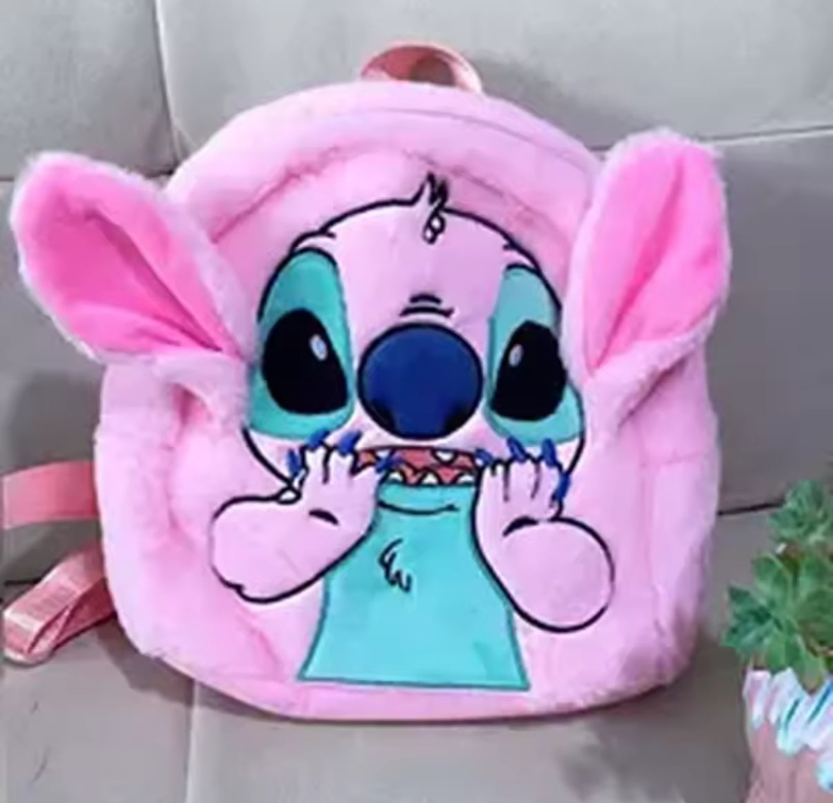 Stitch New Plush Backpack Cartoon Fashion 3D Mini Women's / Girls & Boys Backpack Large Capacity Cute
Children's Schoolbag High Quality - Back To School - Perfect Gift For Kids - 24x19x11cm